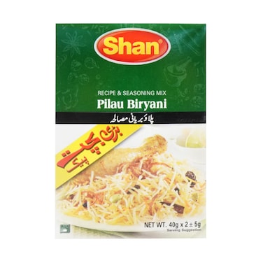 Shan Recipe &amp; Seasoning Mix Pilau Biryani 90 gr