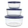 Pyrex Simply Store Glass Storage 6 Pcs