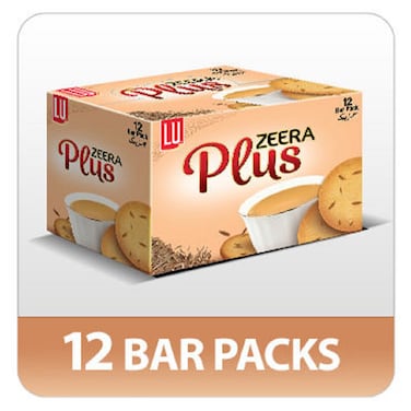 LU Zeera Plus Biscuits Bar Pack (Pack of 12)