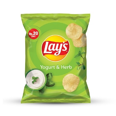 Lay&#39;s Yogurt &amp; Herb Potato Chips 17 gr