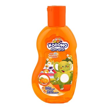 Kodomo Orange With Bubble Antibacterial Stick Body Wash 200ml