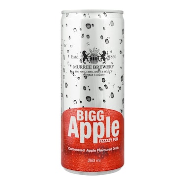 Big Apple Fizzzzy Fun Delicious Carbonated Drink Can 250 ml