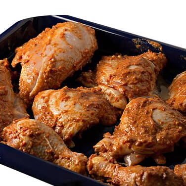 Whole Chicken Boti Cut Marinated