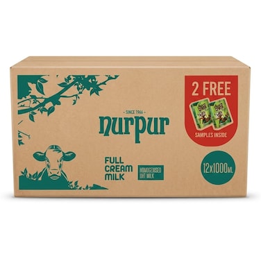 Nurpur Uht Milk Promo 1Ltr (Pack Of 12)