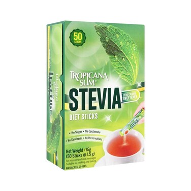 Tropicana Slim Stevia Stick 1.5 gr (Pack Of 50)
