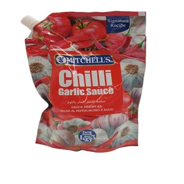 Mitchell's Chilli Garlic Sauce Pouch 800 gr