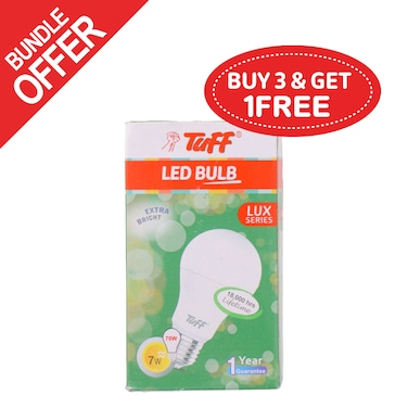 Tuff Led Bulb 7 Watt - (Buy 3 Get 1 Free)