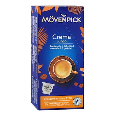 Movenpick Crema Lungo Coffee Pods 10 Pods