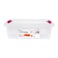 Appollo Clear Lock Storage Box 10Ltr (Assorted Colors)