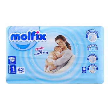 Molflix New Born (2 -5 kg) 42 Pcs