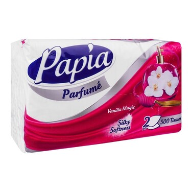 Papia Perfumed Silky Softness 2Ply x 500 Sheets