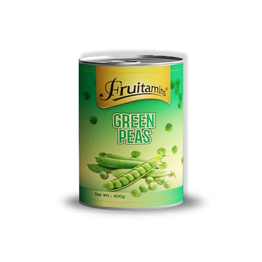 Fruitamins  green Peas 400 gr