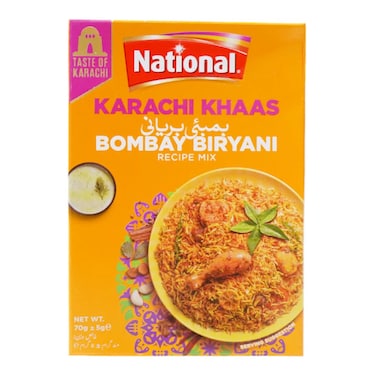 National Bombay Karachi Khas Biryani Recipe Mix 70g