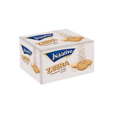 Inovative Zeera Premium Salty Biscuits Mini Half Roll (Pack Of 12)