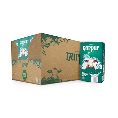 Nurpur Original Full Cream UHT Milk 250 ml (Pack of 27)