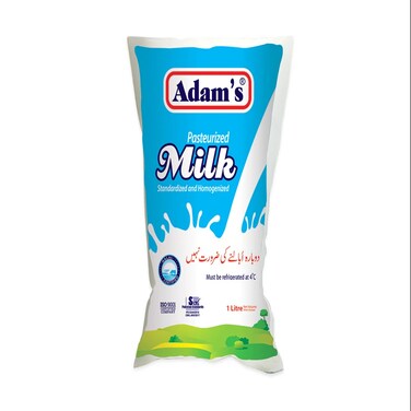 Adam's Fresh Milk Pouch 1 ltr