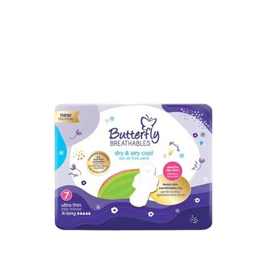 Butterfly Breathable Ultra Thin Extra Long 7 pcs