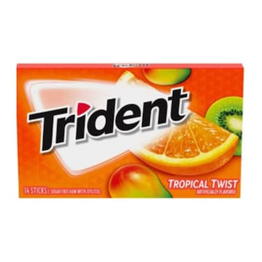 Trident Sugar free Gum Tropical Twist 14Sticks