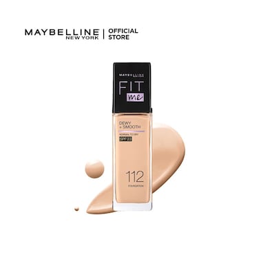 Maybelline Fit Me Natural Ivory Foundation Dewy + Smooth 112 30ml
