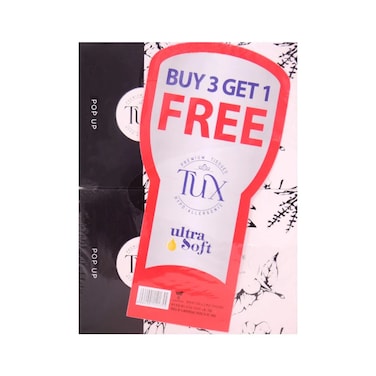 Tux Pop Up Tissue 3+1 Promo 150 Sheets