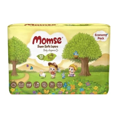 Momse Diapers Large Economy Pack 32pc