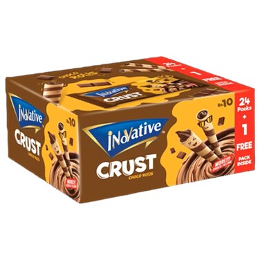Inovative Crust Choco Rolls 8.5g (Pack Of 24)