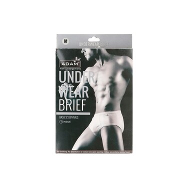 Adam Men's Under Wear Brief Black Medium