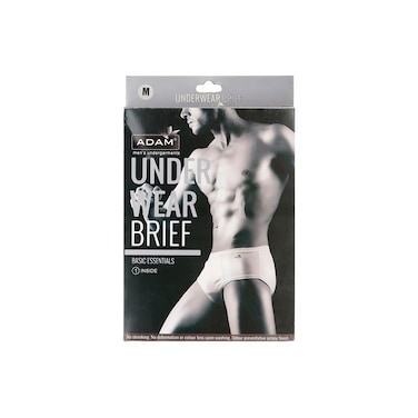 Adam Men Under Wear Brief Grey Medium