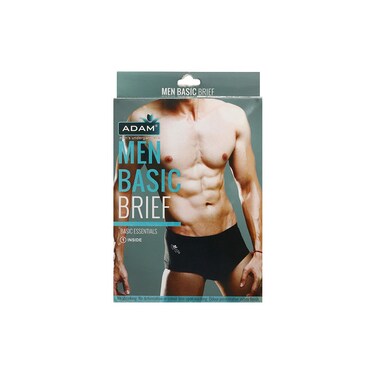 Adam Men's Basic Brief Black X-Large