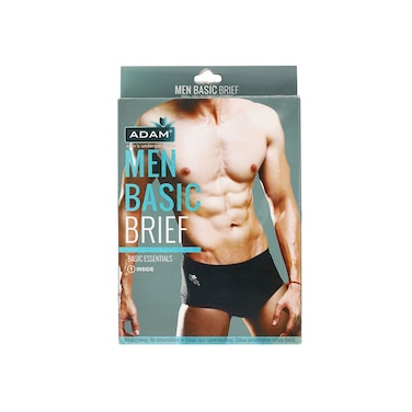 Adam Men's Basic Brief White Small