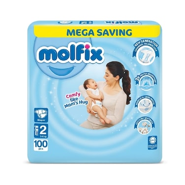Molfix Size 2 (3 - 6 kg) 100pcs