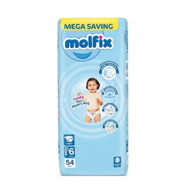 Molfix Extra Large Size 6 (15+ kg) 54 pcs