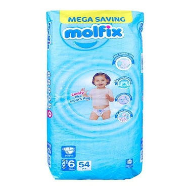 Molfix Extra Large Size 6 (15+ kg) 54 pcs