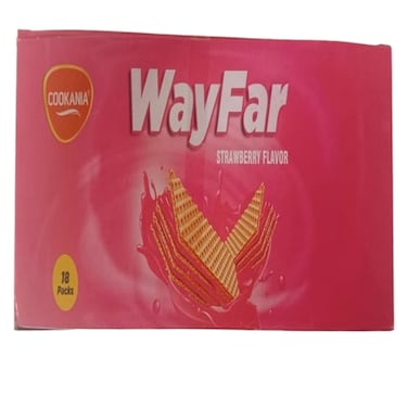 Cookania Wayfar Strawberry Flavor (Pack of 18)