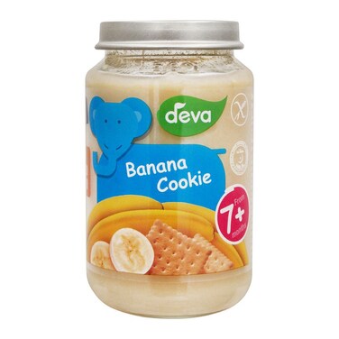 Deva Banana &amp; Cookie Baby Food 7 + Months 200 gr