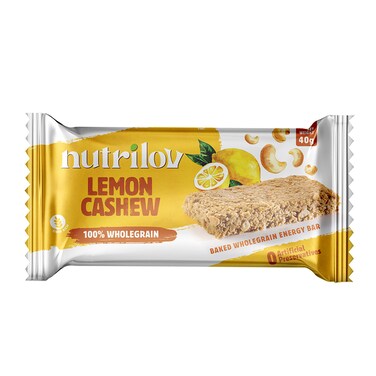 Nutrilov Granola Snack Bars Lemon Cashew 40 gr