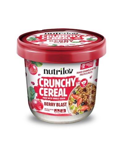 Nutri Lov Crunchy Cereal Berry Blast 70 gr