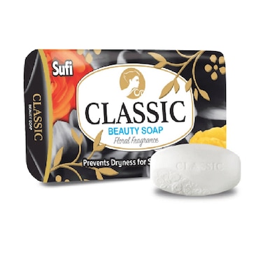 SUFI Classic Beauty Soap Floral Fragrance White 130g