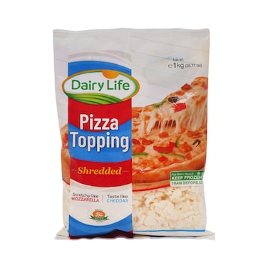 Dairy Life Pizza Topping Shereded 1Kg
