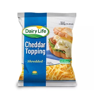Dairy Life Cheddar Topping Shredded Cheese 400 gr