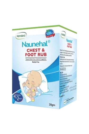 Hamdard Naunehal Chest &amp; Foot Rub 20 gr