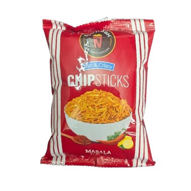 Popnosh Thin &amp; Crispy Chipsticks Masala 23g