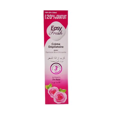 Easy Fresh Hair Removal Cream Rose 120ml