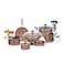 SK Non Stick Marble Coated Gift Pack Daisy Splendid Cookware Set 18Pcs