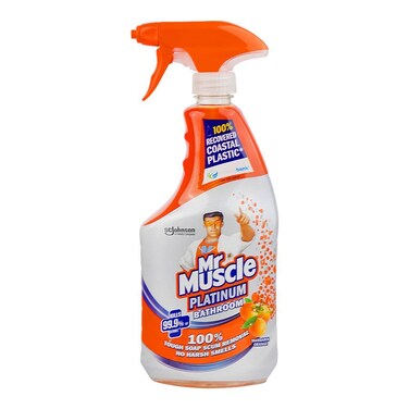 Mr. Muscle Platinum Bathroom Cleaner Trigger Spray 750ml