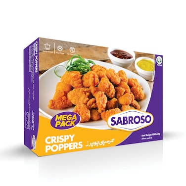 Sabroso Crispy Poppers Mega Pack 1.26 kg