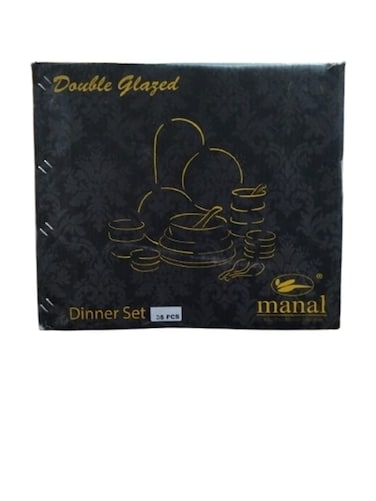 Manal Wavy Dinner Set 34pc DG