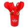 Silicon Utensils Set With Plastic Holder