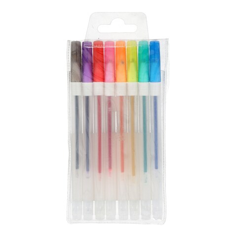 Semi Gel Ink Pen 8 Pcs