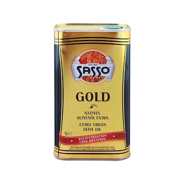 Sasso Gold Extra Virgin Olive Oil Tin 1lt